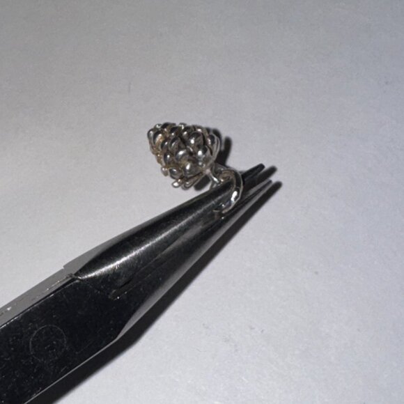 Sterling Silver Pinecone Pendant - Picture 9 of 16